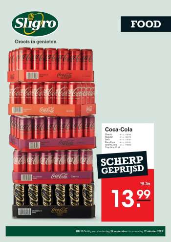 Sligro-aanbieding - 24-9-2026 - 12-10-2026.
