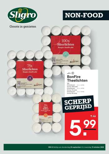 Sligro-aanbieding - 24-9-2026 - 12-10-2026.