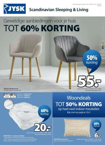 JYSK-aanbieding - 24-9-2026 - 23-10-2026.