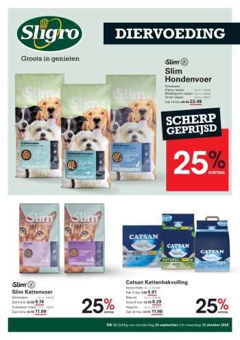 Sligro-aanbieding - 24-9-2026 - 12-10-2026.