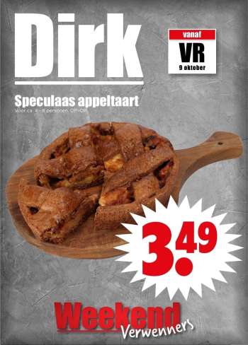 Dirk-aanbieding - 9-10-2026 - 11-10-2026.