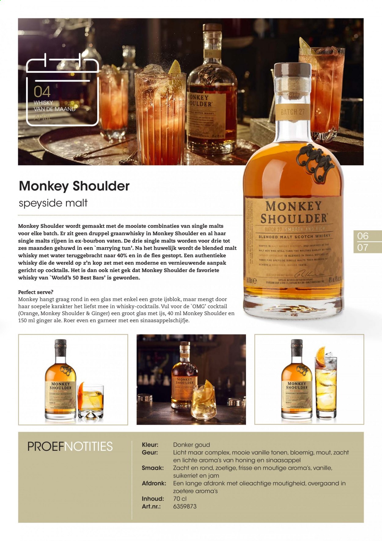 thumbnail - Hanos-aanbieding - 1-1-2021 - 31-12-2021 -  producten in de aanbieding - sinaasappels, ginger ale, Bourbon, scotch whisky, whisky. Pagina 7.