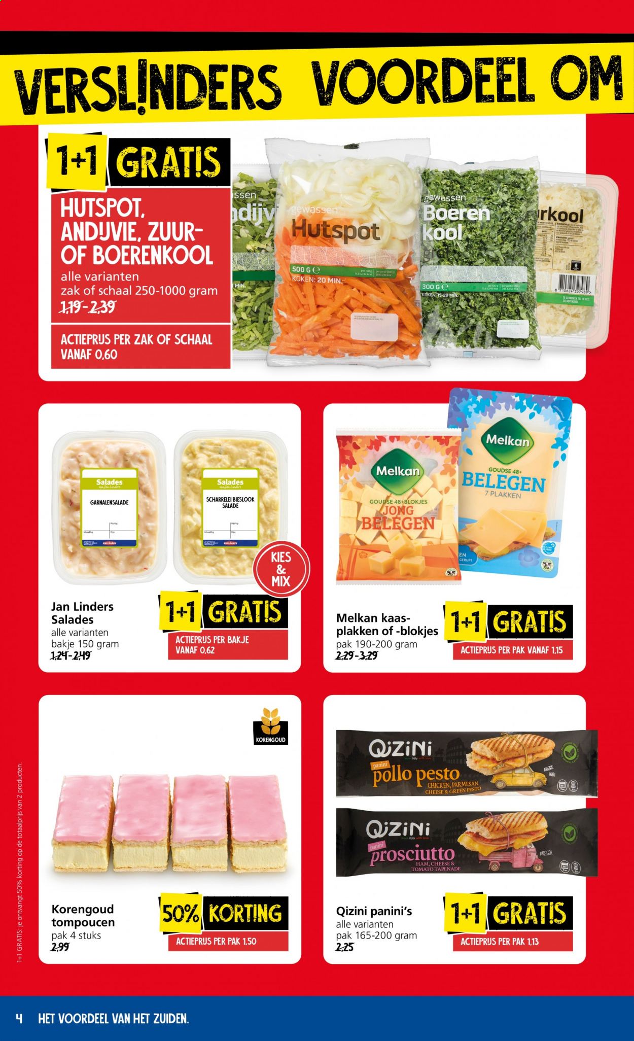 thumbnail - Jan Linders-aanbieding - 11-1-2021 - 17-1-2021 -  producten in de aanbieding - boerenkool, ham, prosciutto, kaas, parmezaanse kaas. Pagina 4.