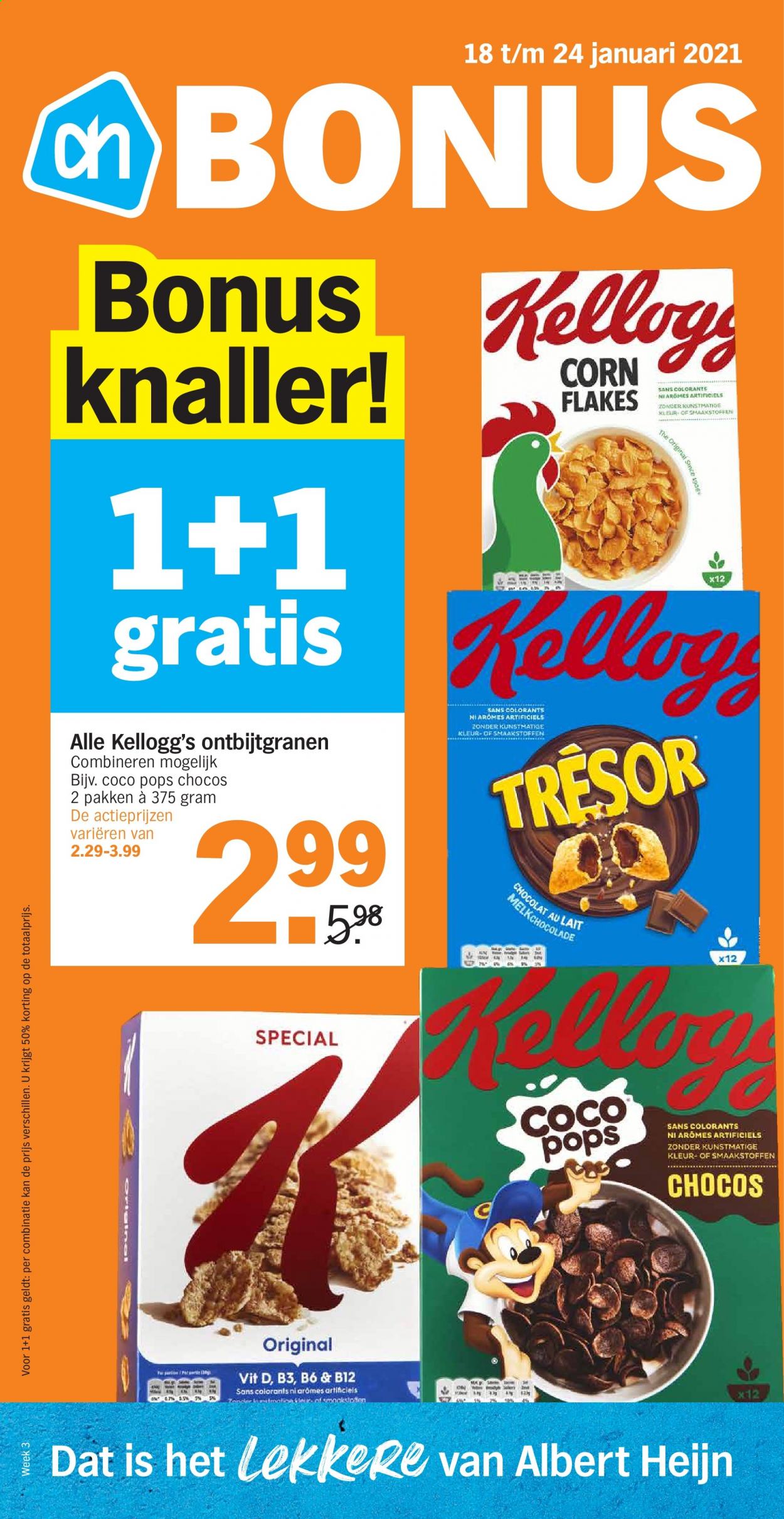 Albert Heijn-aanbieding - 18-1-2021 - 24-1-2021. Pagina 1