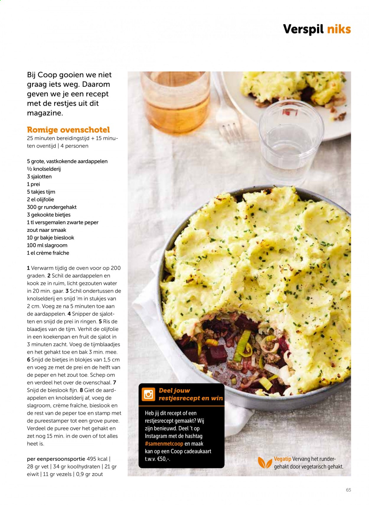 Coop-aanbieding. Pagina 65