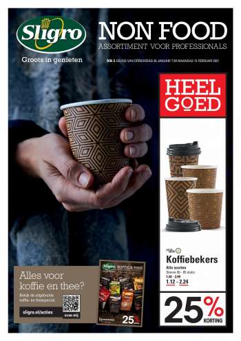 Sligro-aanbieding - 28.1.2021 - 15.2.2021.