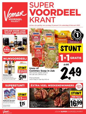 Vomar-aanbieding - 31.1.2021 - 6.2.2021.