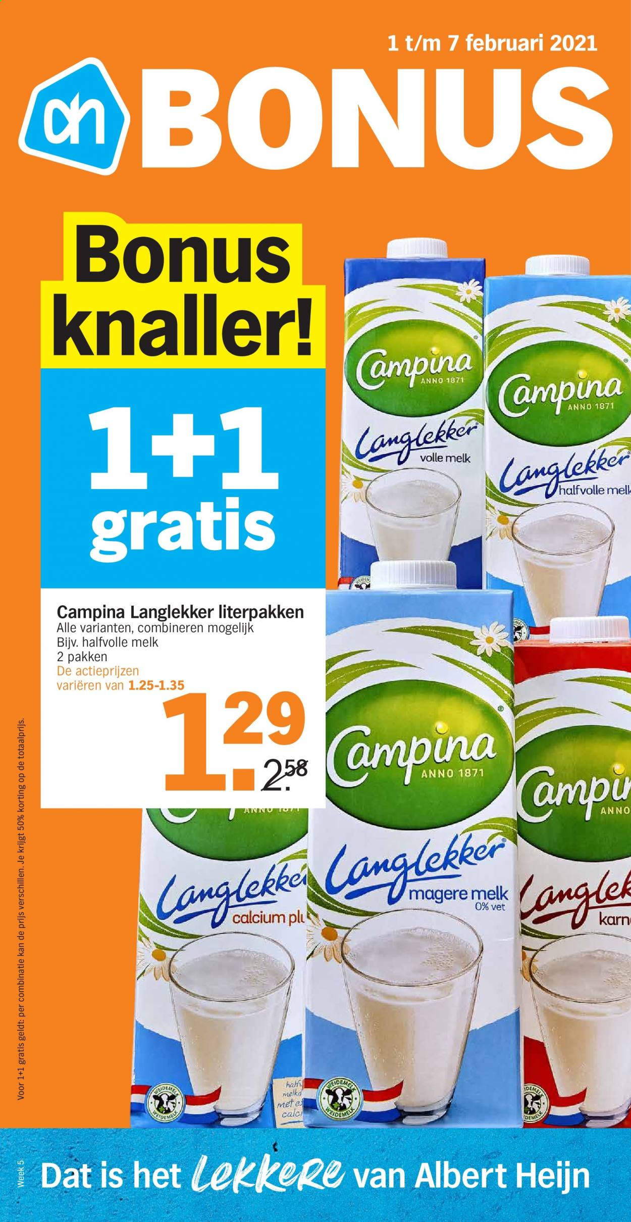 Albert Heijn-aanbieding - 1-2-2021 - 7-2-2021. Pagina 1