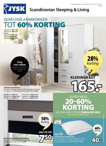 JYSK-aanbieding - 1.2.2021 - 14.2.2021.