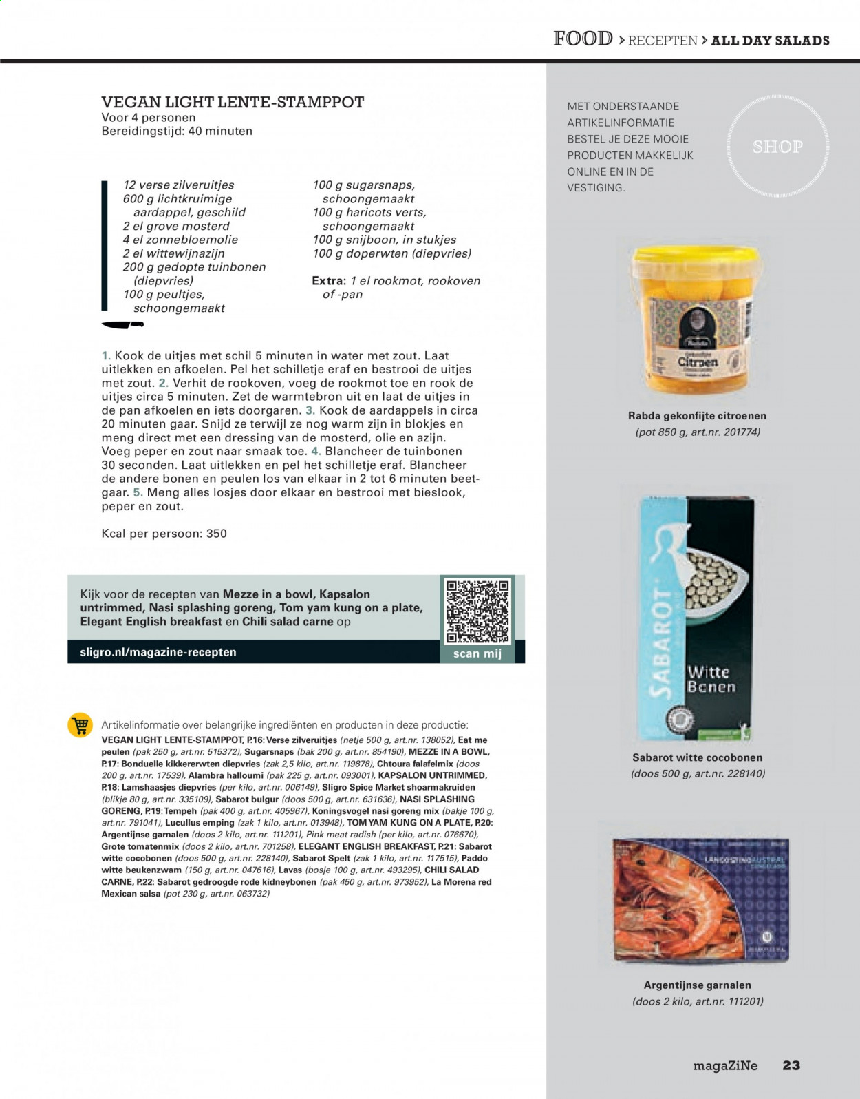 Sligro-aanbieding. Pagina 23