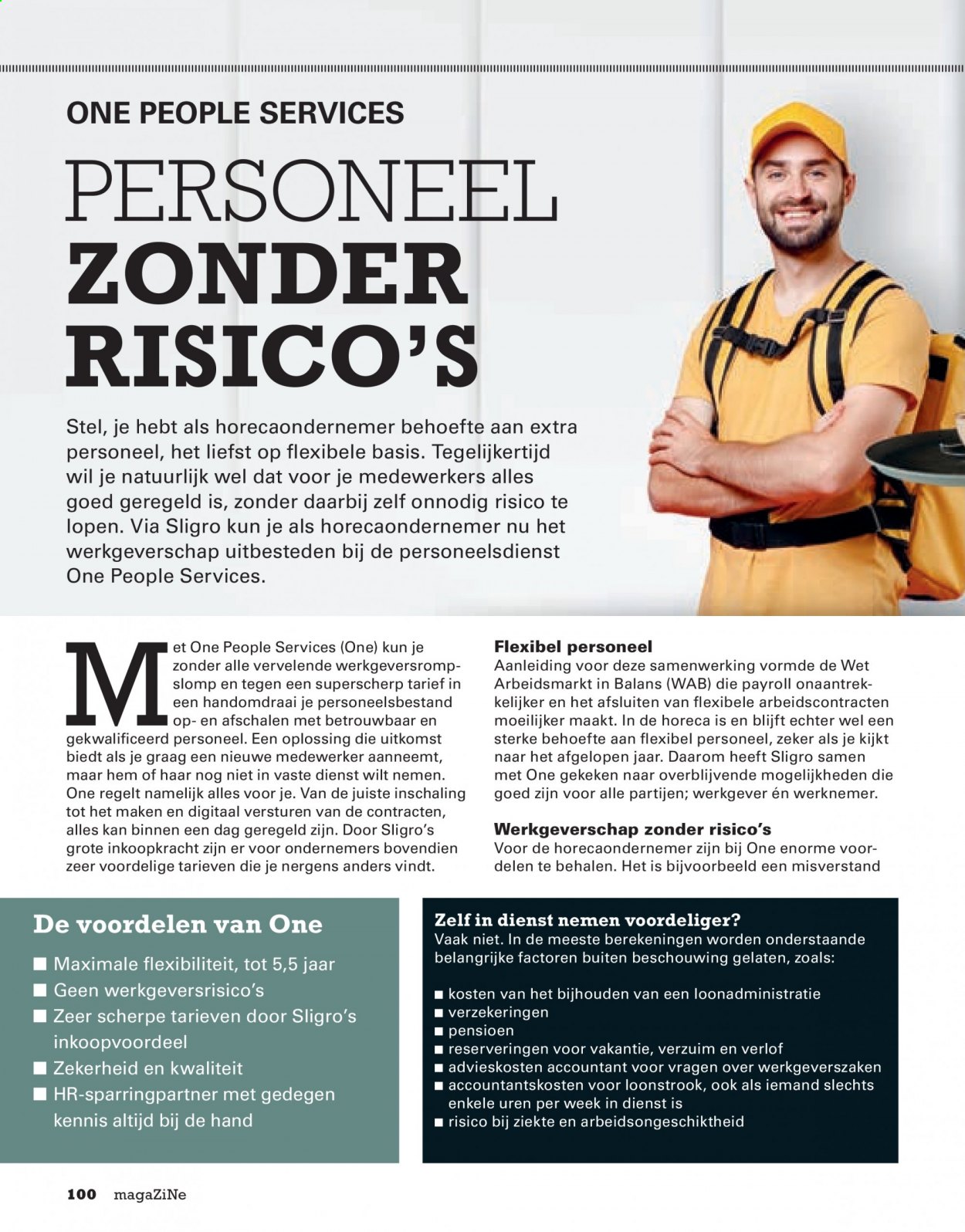 Sligro-aanbieding. Pagina 100