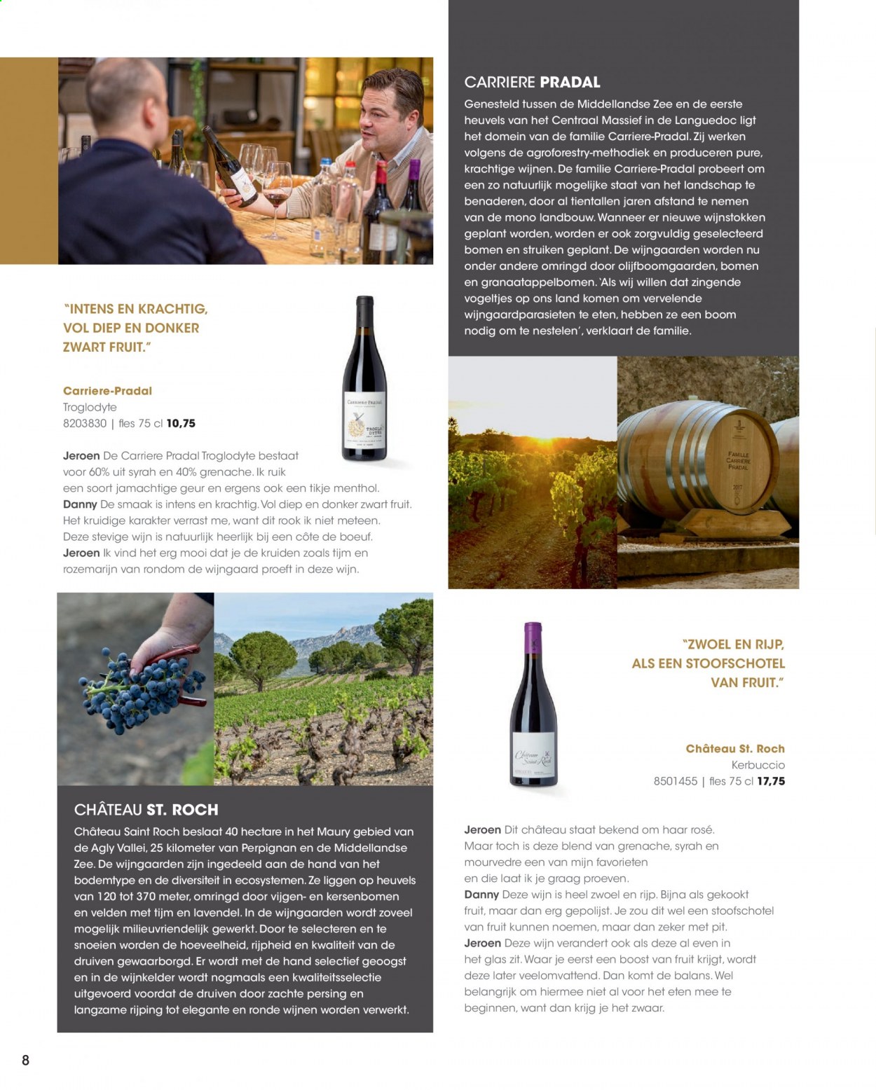 thumbnail - Hanos-aanbieding -  producten in de aanbieding - druiven, vijgen, runderriblappe, rozemarijn, tijm, wijn. Pagina 8.