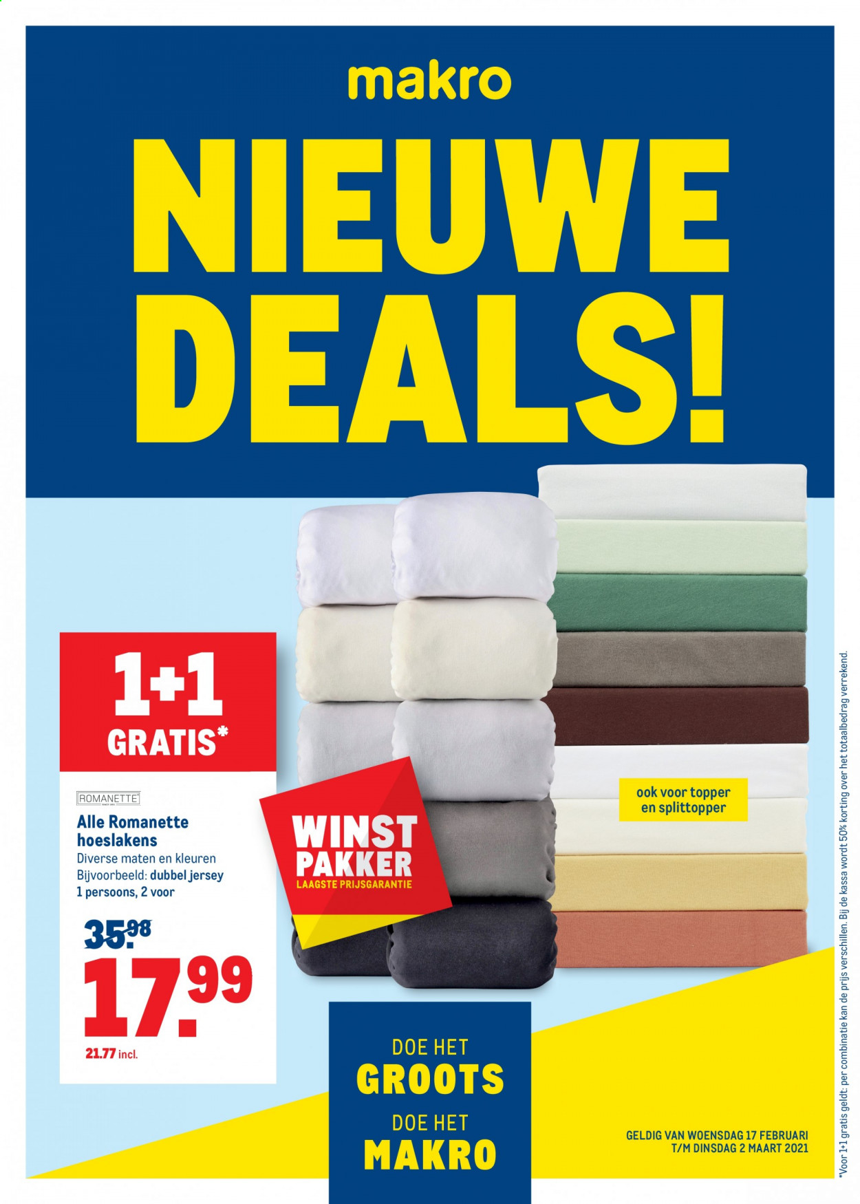 Makro-aanbieding - 17-2-2021 - 2-3-2021. Pagina 1