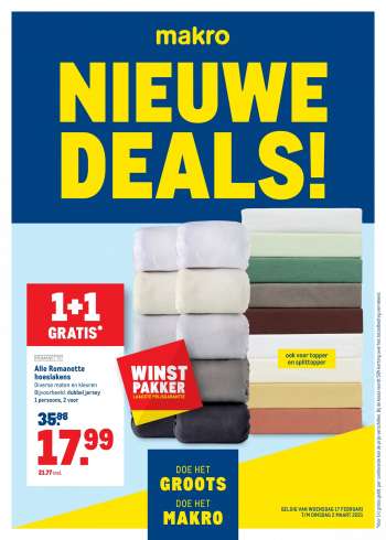 Makro-aanbieding - 17.2.2021 - 2.3.2021.