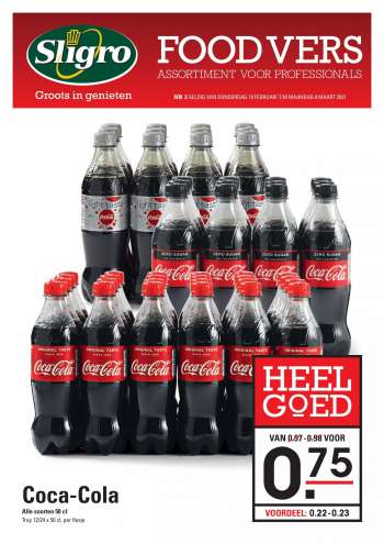 Sligro-aanbieding - 18.2.2021 - 8.3.2021.