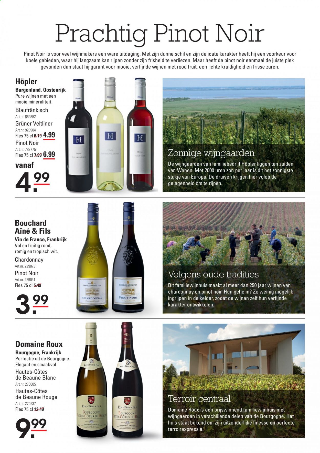 thumbnail - Sligro-aanbieding - 18-2-2021 - 8-3-2021 -  producten in de aanbieding - druiven, Chardonnay, Pinot Noir. Pagina 6.