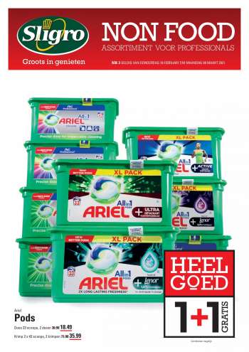 Sligro-aanbieding - 18.2.2021 - 8.3.2021.