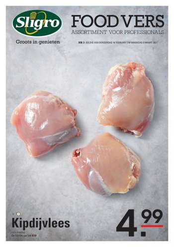Sligro-aanbieding - 18.2.2021 - 8.3.2021.