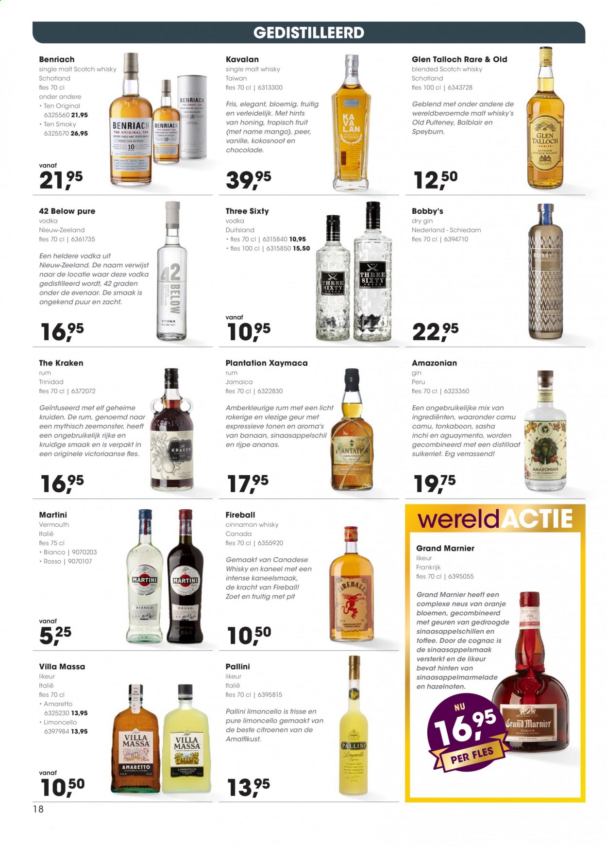 thumbnail - Hanos-aanbieding - 22-2-2021 - 7-3-2021 -  producten in de aanbieding - banaan, kokosnoot, mango, oranje, peer, ananas, kaneel, hazelnoten, Martini, Frankrijk, blended scotch whisky, rum, cognac, Limoncello, scotch whisky, Single Malt, Vermouth, vodka, whisky, gin, Grand Marnier, Amaretto. Pagina 18.