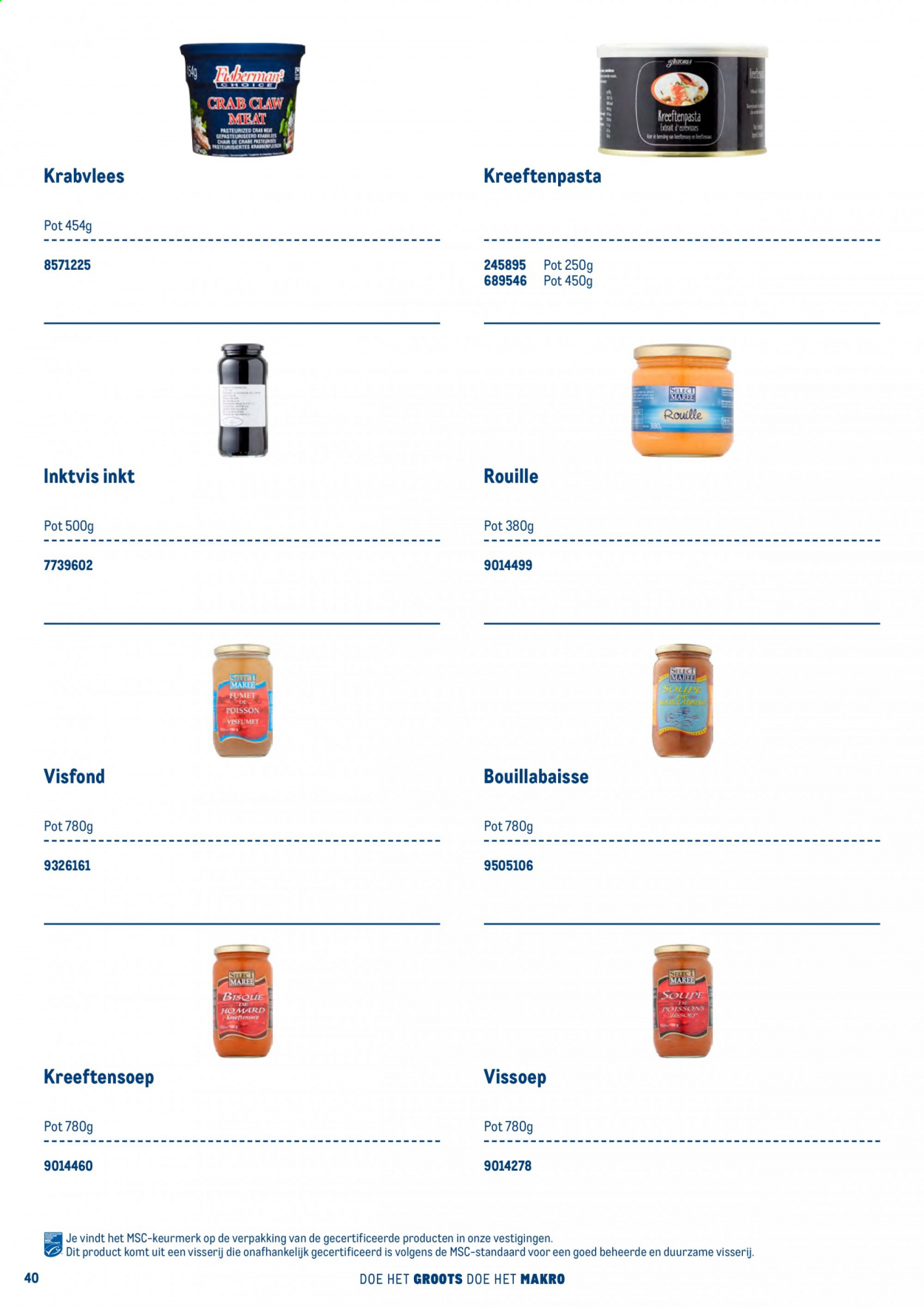 Makro-aanbieding. Pagina 40