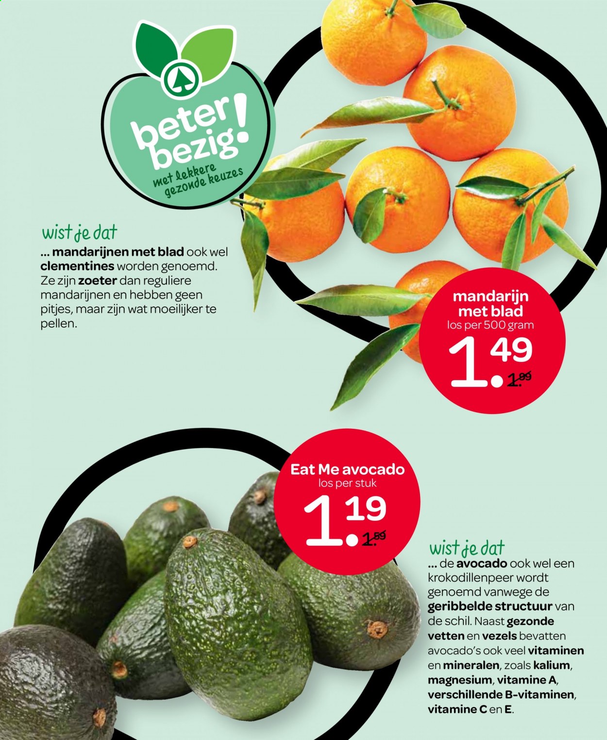 thumbnail - SPAR-aanbieding - 25-2-2021 - 10-3-2021 -  producten in de aanbieding - avocado, mandarijn. Pagina 3.