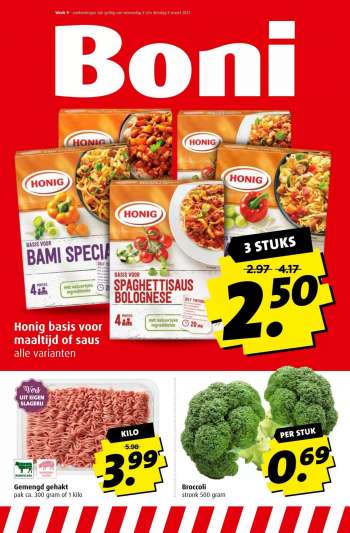 Boni-aanbieding - 3.3.2021 - 9.3.2021.