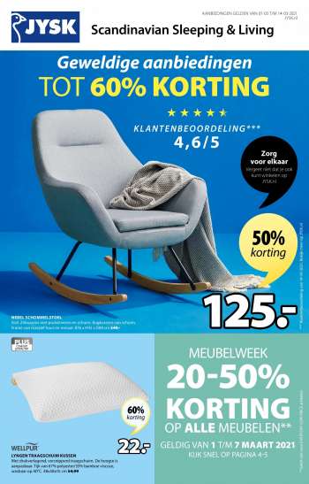JYSK-aanbieding - 1.3.2021 - 14.3.2021.