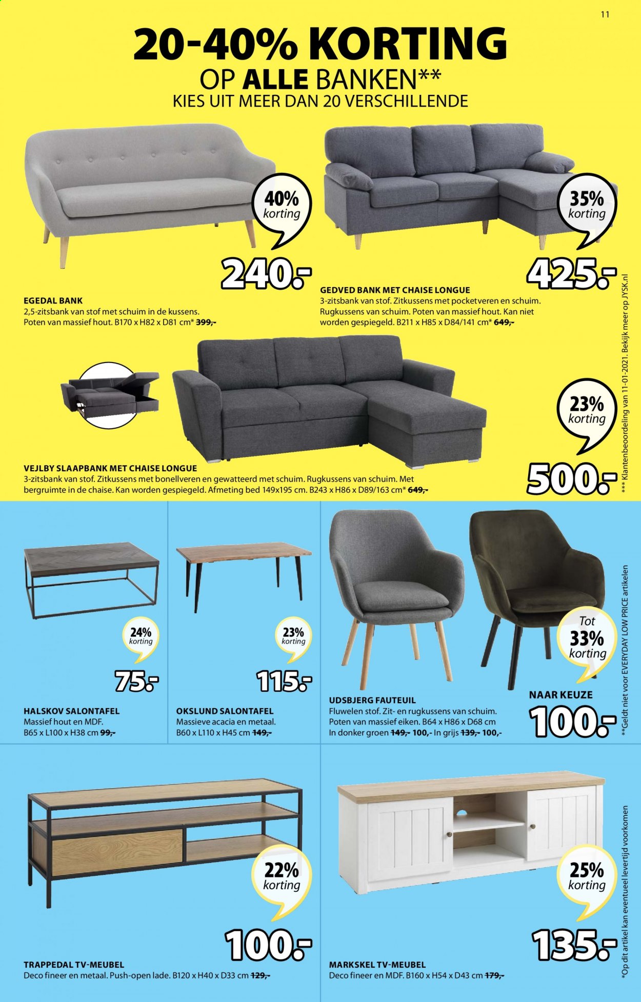 JYSK-aanbieding - 22-3-2021 - 4-4-2021. Pagina 11