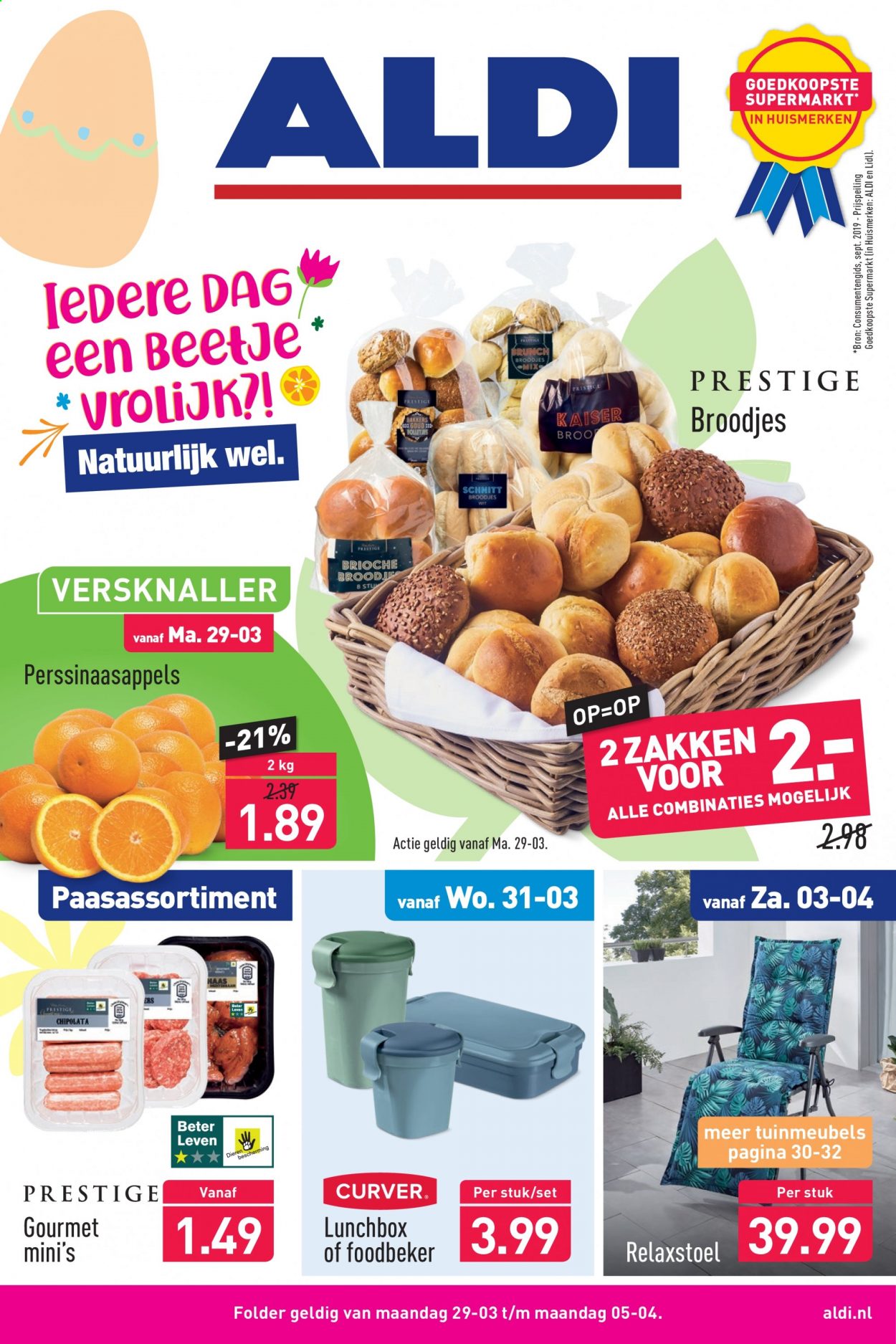Aldi-aanbieding - 29-3-2021 - 5-4-2021. Pagina 1