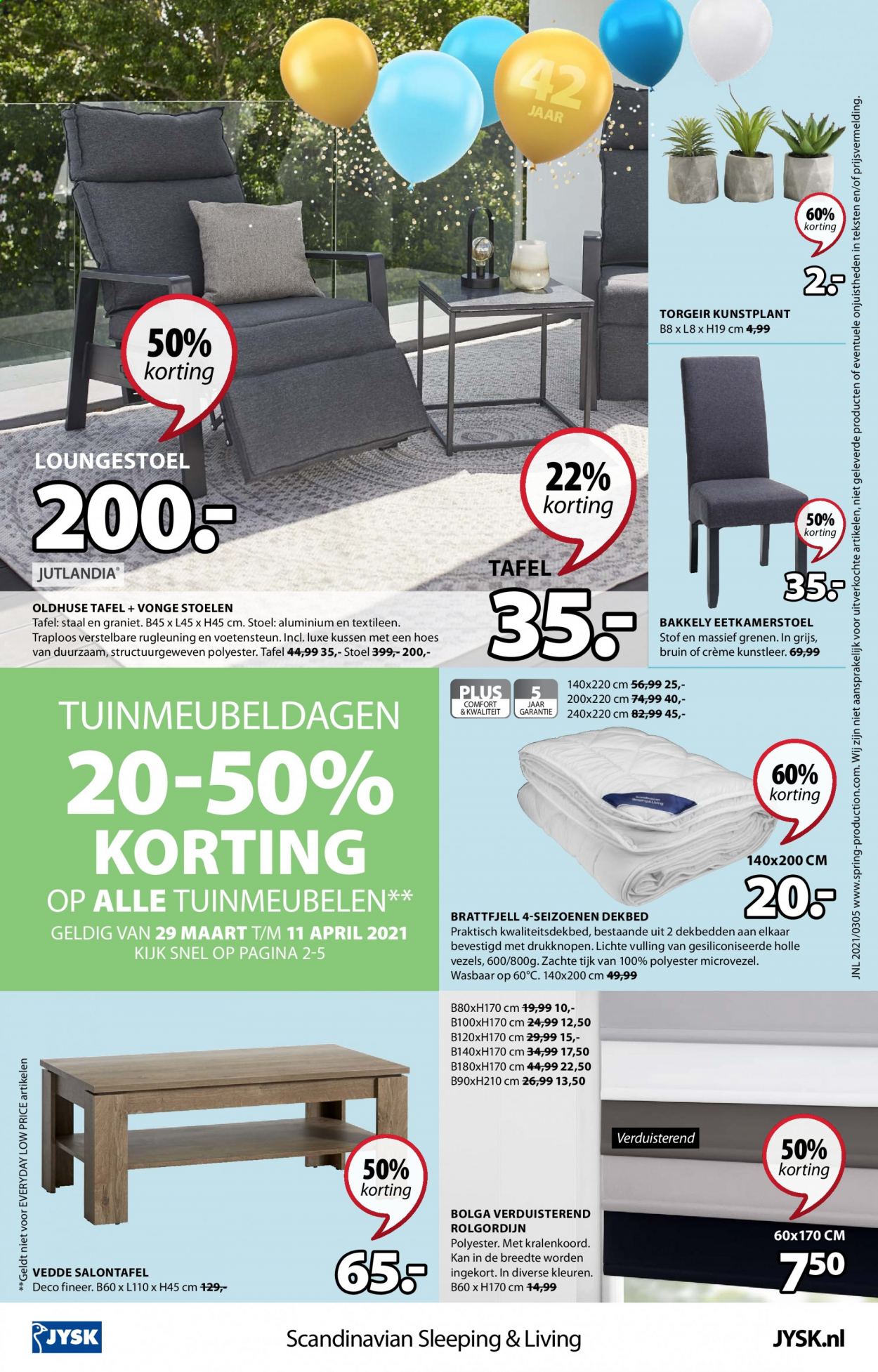 JYSK-aanbieding - 29-3-2021 - 11-4-2021. Pagina 24