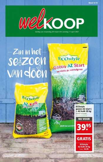 Welkoop-aanbieding - 29.3.2021 - 11.4.2021.