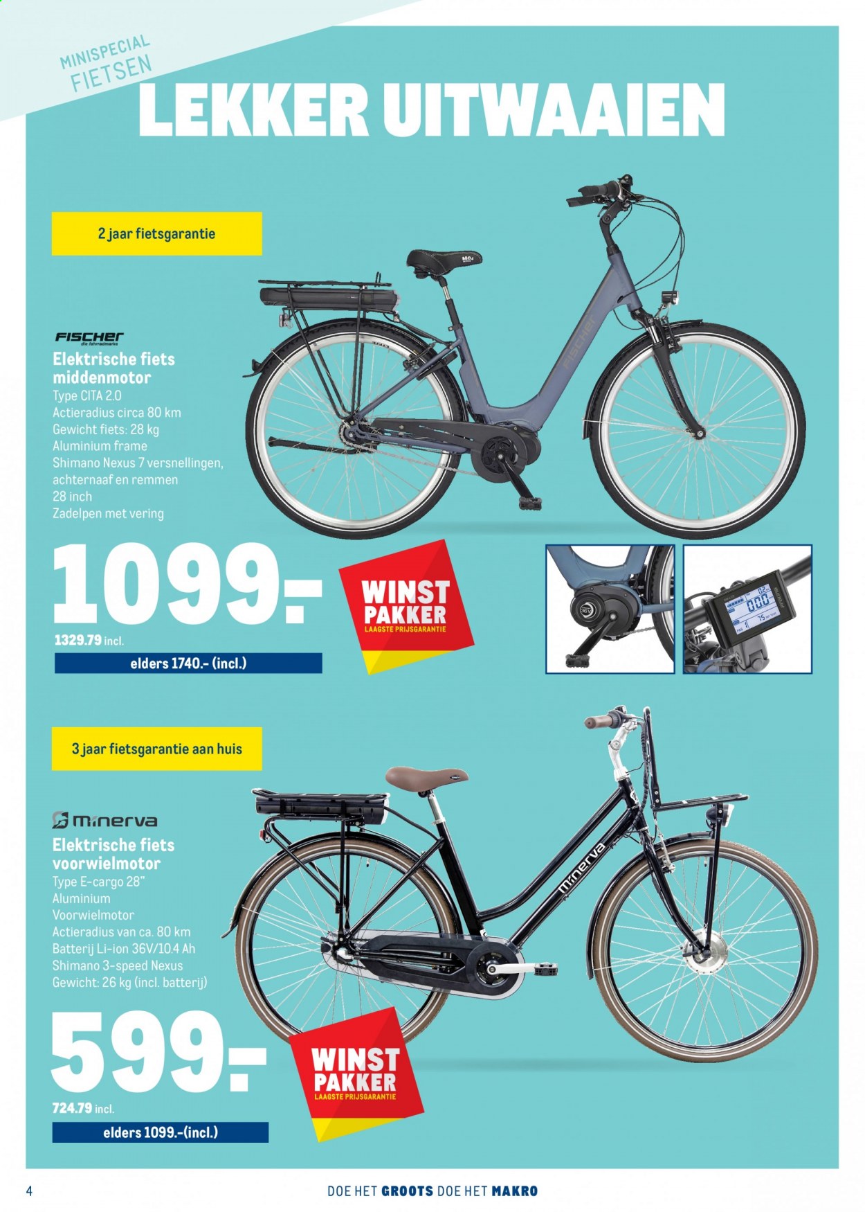 thumbnail - Makro-aanbieding - 31-3-2021 - 13-4-2021 -  producten in de aanbieding - Shimano, elektrische fiets, fiets. Pagina 4.