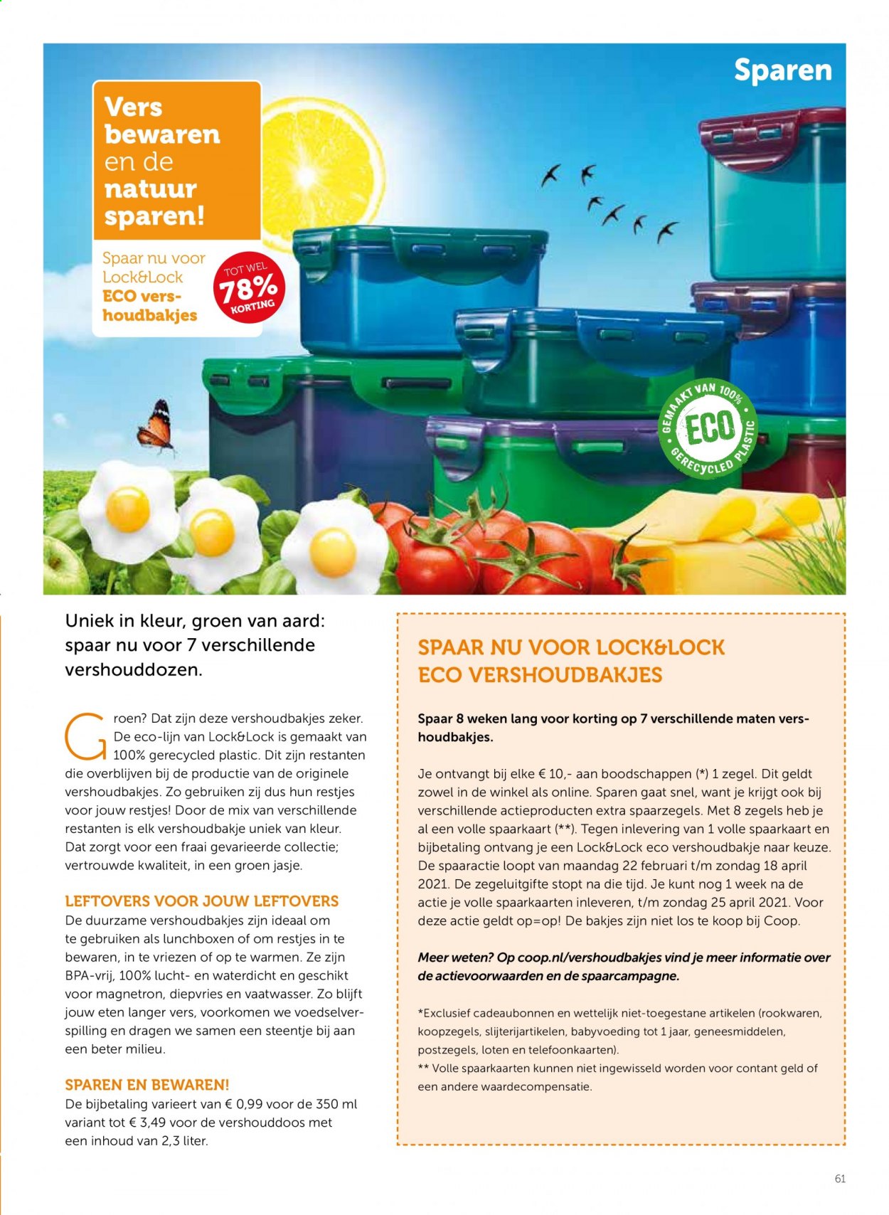 Coop-aanbieding. Pagina 61