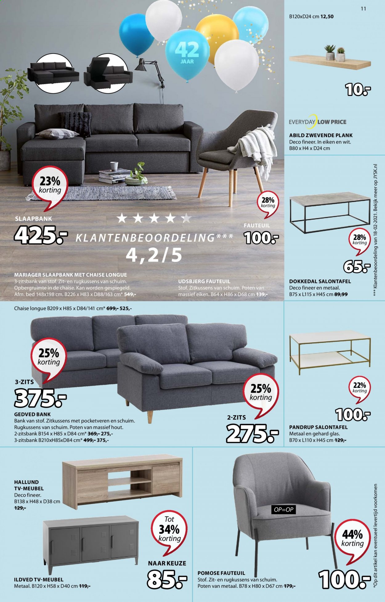 JYSK-aanbieding - 6-4-2021 - 18-4-2021. Pagina 11