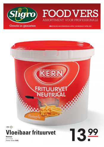 Sligro-aanbieding - 8.4.2021 - 27.4.2021.