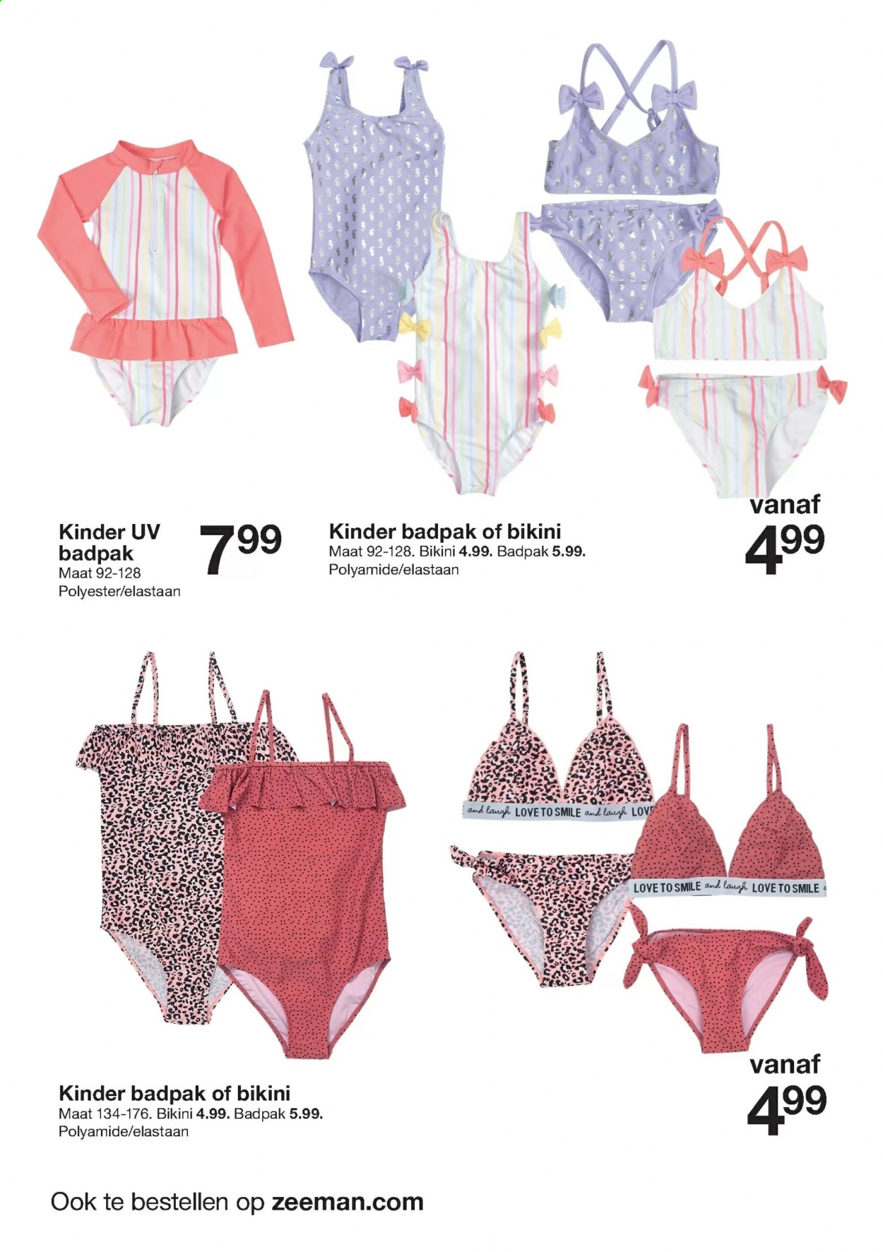 thumbnail - Zeeman-aanbieding - 10-4-2021 - 23-4-2021 -  producten in de aanbieding - badpak, bikini. Pagina 29.