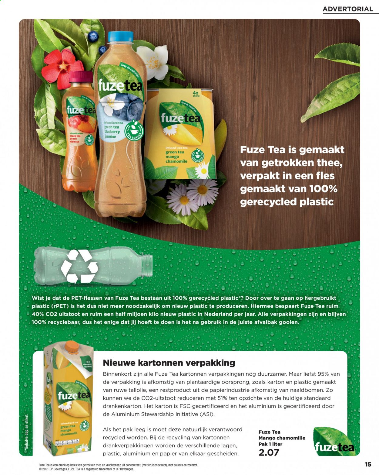 thumbnail - Plus-aanbieding -  producten in de aanbieding - mango, thee, fuzetea. Pagina 15.