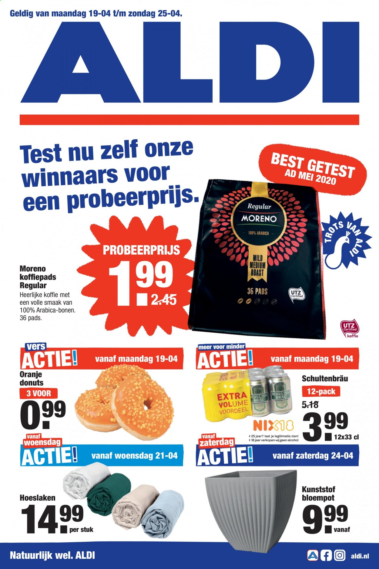 Aldi-aanbieding - 19-4-2021 - 25-4-2021. Pagina 1