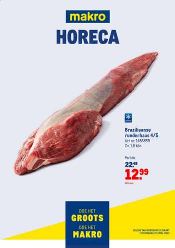 Makro-aanbieding - 31.3.2021 - 27.4.2021.