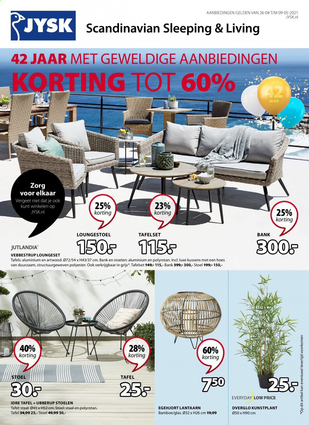 JYSK-aanbieding - 26-4-2021 - 9-5-2021. Pagina 1