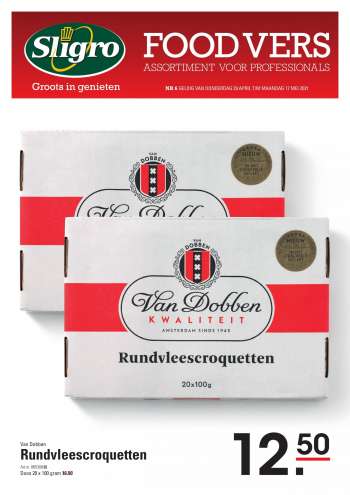 Sligro-aanbieding - 29.4.2021 - 17.5.2021.