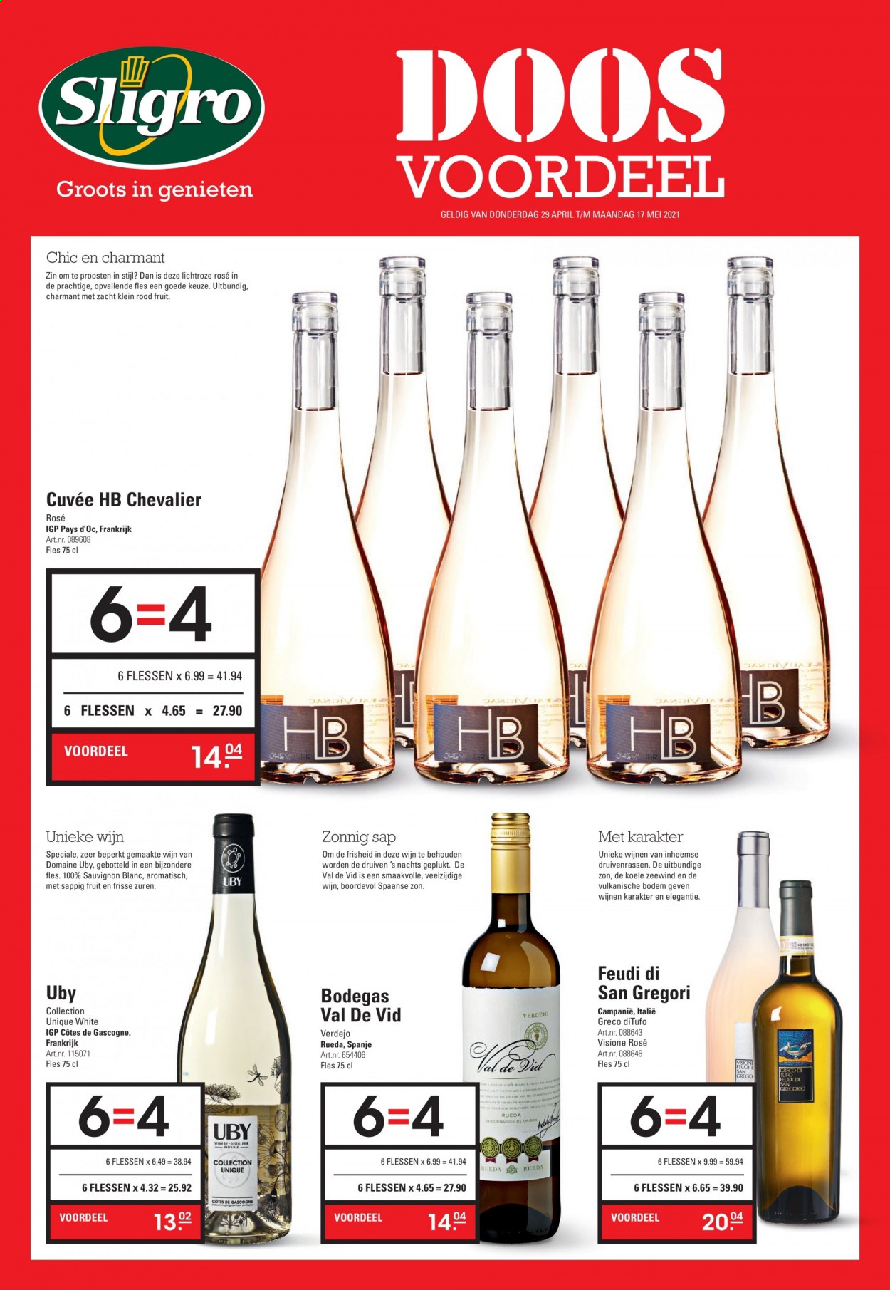 Sligro-aanbieding - 29-4-2021 - 17-5-2021. Pagina 1