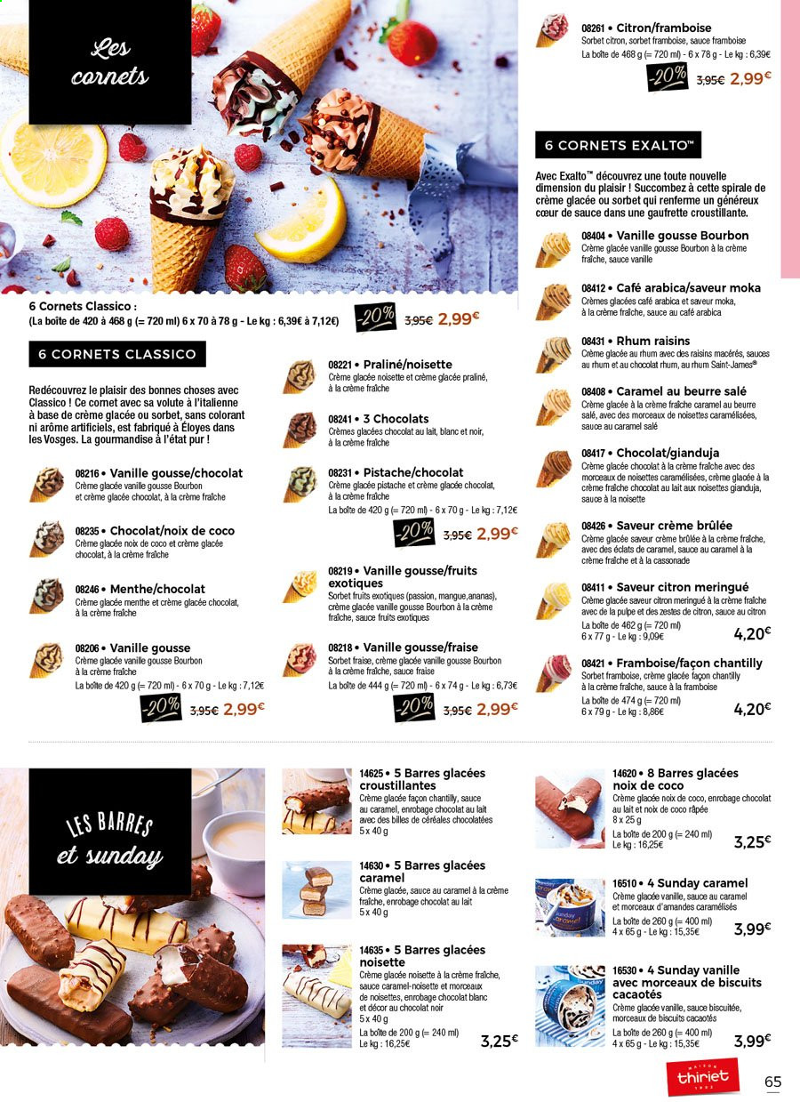 thumbnail - Catalogue Thiriet - 01/01/2021 - 31/01/2021 - Produits soldés - glace, biscuits, pralinés, cassonade. Page 67.
