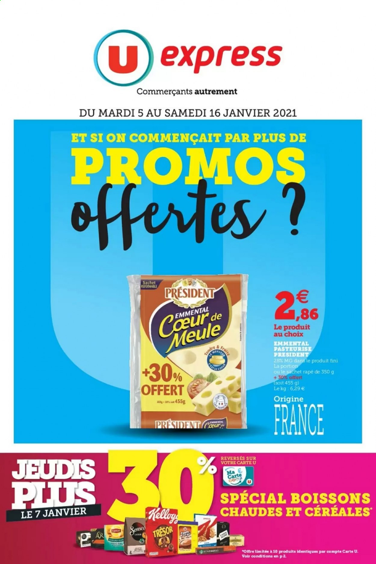 Catalogue U express - 05/01/2021 - 16/01/2021. Page 1