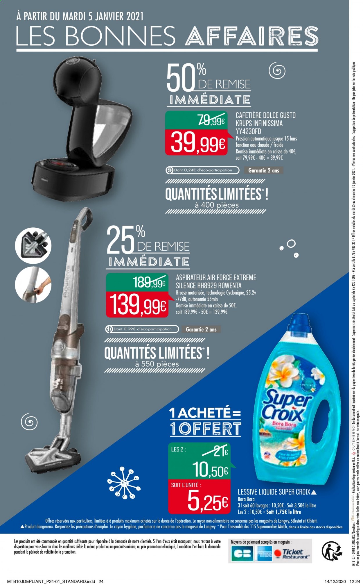 Catalogue Supermarché Match - 05/01/2021 - 10/01/2021. Page 24