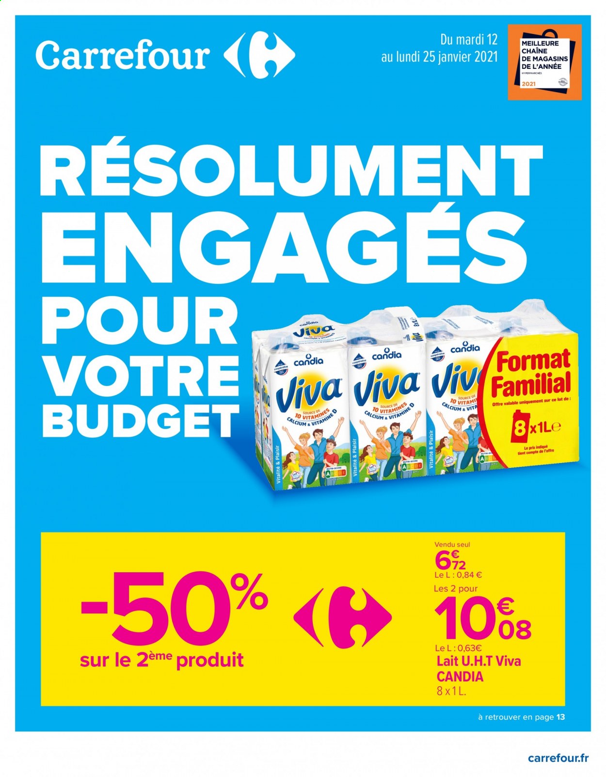 Catalogue Carrefour Hypermarchés - 12/01/2021 - 25/01/2021. Page 1