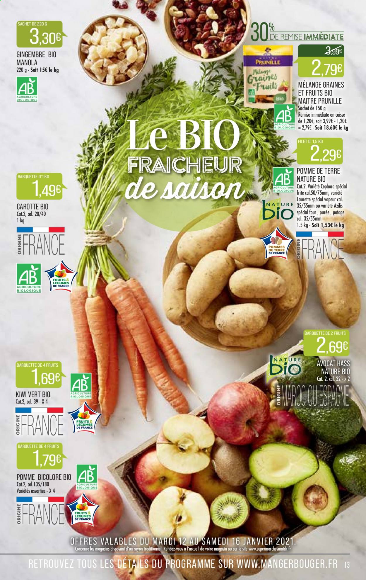 Catalogue Supermarché Match - 12/01/2021 - 24/01/2021. Page 13