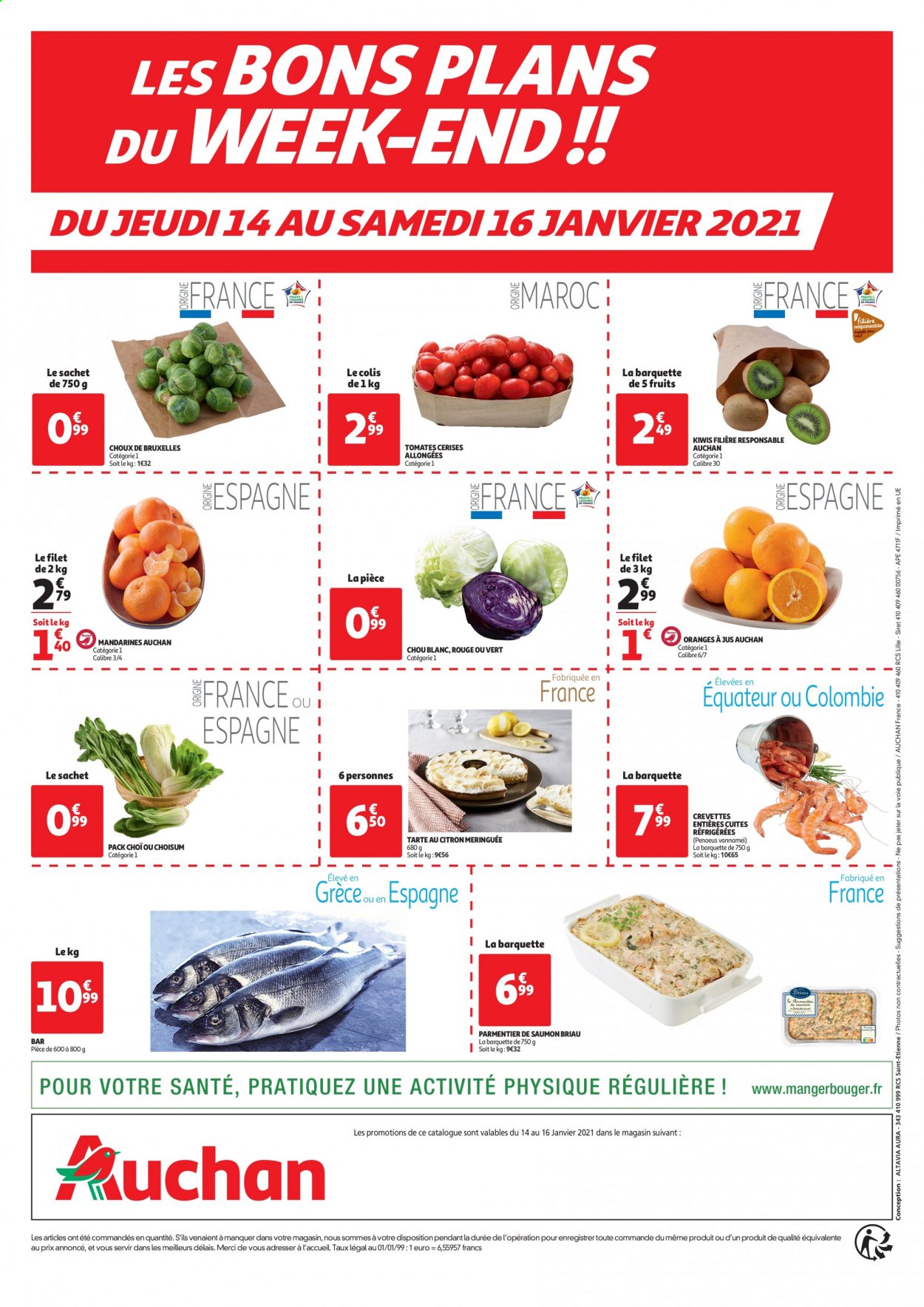 thumbnail - Catalogue Auchan - 14/01/2021 - 16/01/2021.