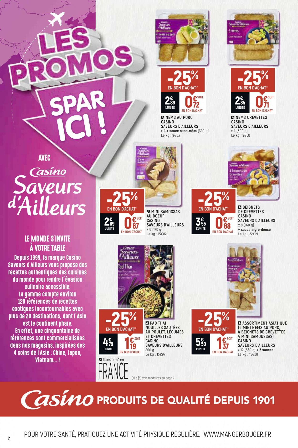 thumbnail - Catalogue Spar Supermarché - 13/01/2021 - 24/01/2021 - Produits soldés - crevettes, nouilles, nems, table. Page 2.