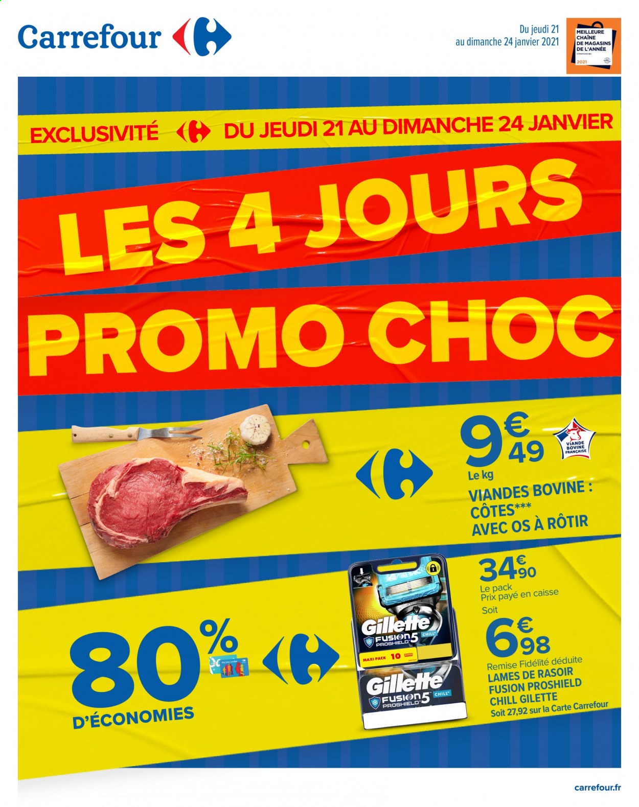 Catalogue Carrefour Hypermarchés - 21/01/2021 - 24/01/2021. Page 1